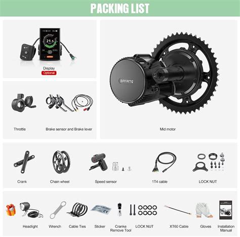 Buy BAFANG 750W Mid Drive Kit, BBS03 BBS02 1000W 750W 500W Ebike ...