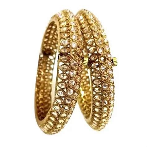 Bangle Set - Gold Plated Stone Stud Bangle Manufacturer from Mumbai