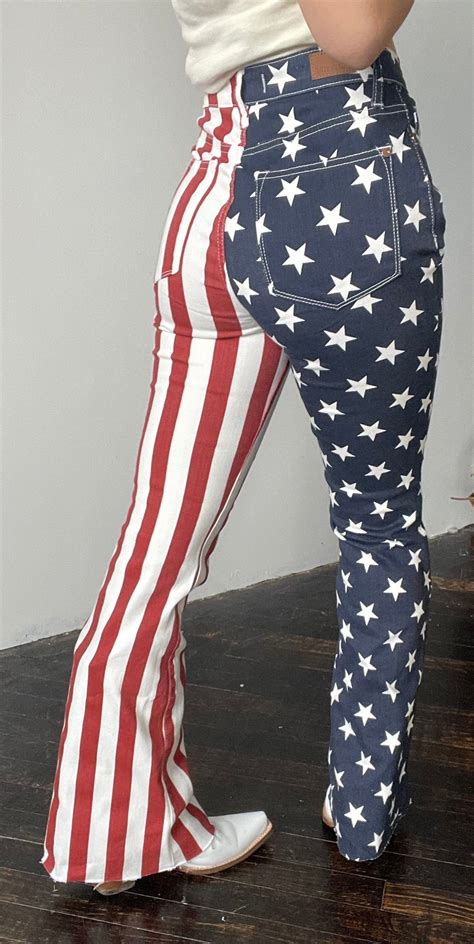Judy Blue American Flag Jeans | American flag clothes, American flag ...