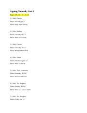 Image result for Sign Naturally Homework Unit 2.9 Mini-Dialogues