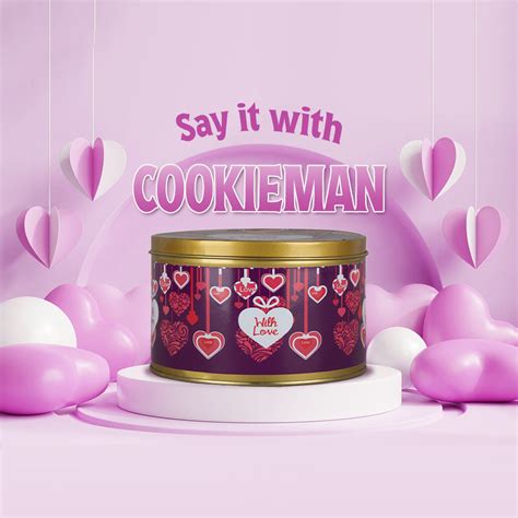 With Love Assorted Cookies - Perfect Valentine's Day Hamper – CookieMan