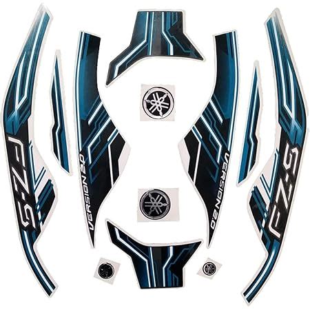 Motorcycle Bike Body Wrep Stickers & Decals kit Stickers for FZ-S ...