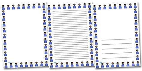 Irritated boy Portrait Page Borders- Portrait Page Borders
