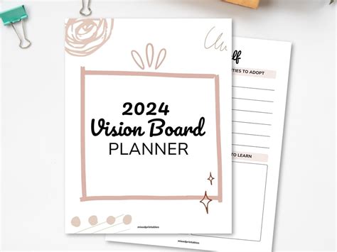 Buy 2024 Vision Board Planner, Vision Board Journal, 2024 Vision Diary ...
