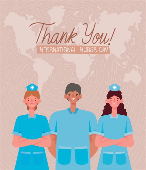 poster of thank you nurses 21394982 Vector Art at Vecteezy