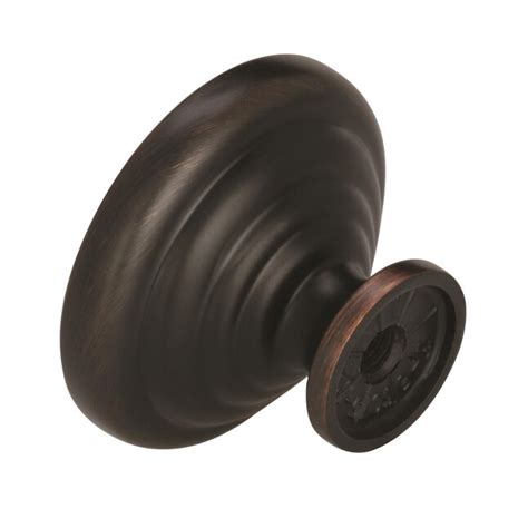 Amerock Allison Oil-Rubbed Bronze Round Traditional Cabinet Knob ...