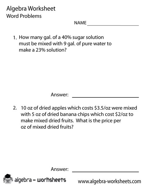 Unit fraction word problems - Math Worksheets - MathsDiary.com