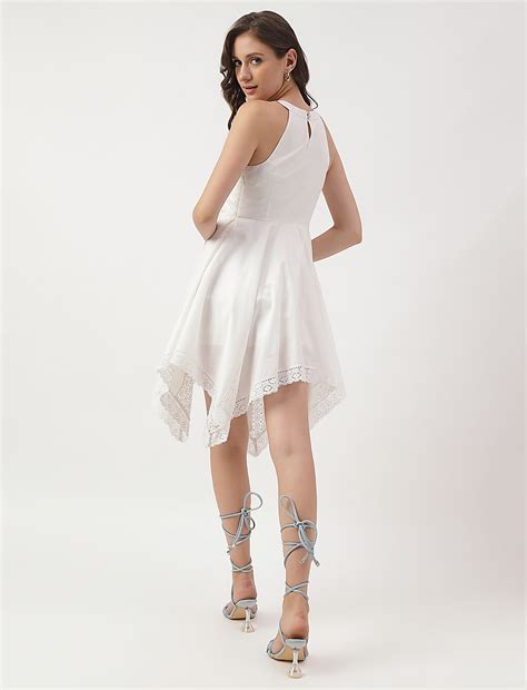 Buy Embroidered Halter Neck Mini Dress at Marks & Spencer