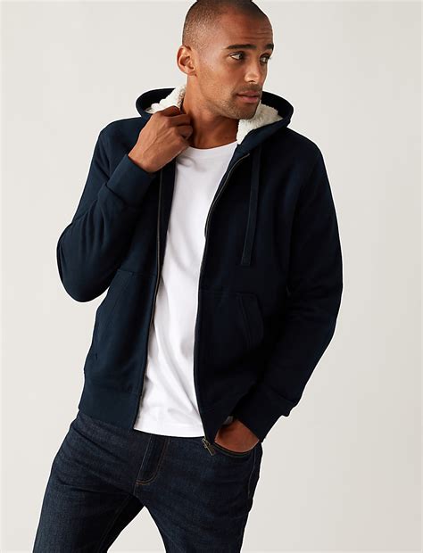 Buy Pure Cotton Hoodie at Marks & Spencer
