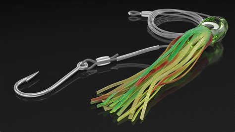 Squid Skirt Marlin Tuna Trolling Lure 3D | 3D Molier International