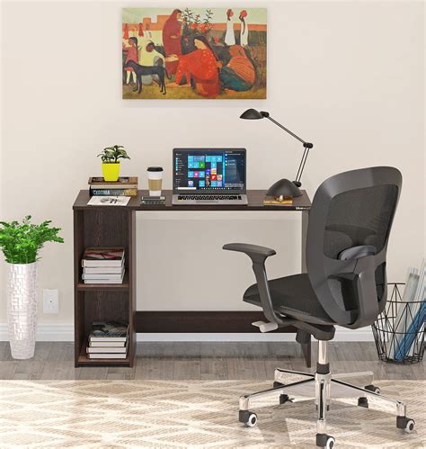 BLUEWUD Mallium Engineered Wood Study & Computer Laptop Table