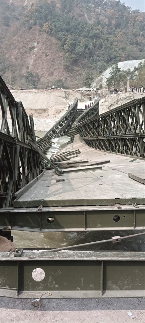 Under-construction NHPC Bailey Bridge collapses in Tarkhola