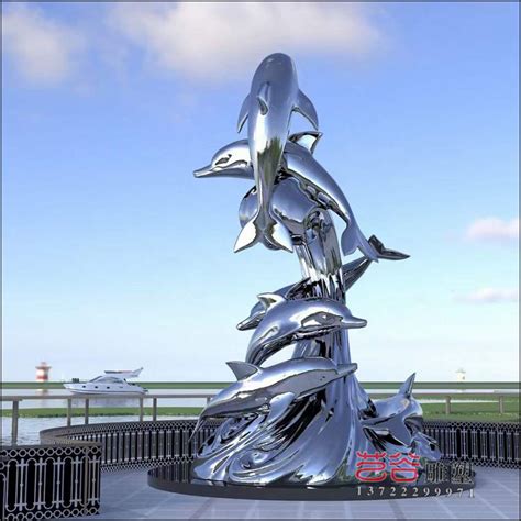 苏州海洋公园不锈钢海豚雕塑 公共艺术雕塑生产厂家_咨询15015845925-站酷ZCOOL