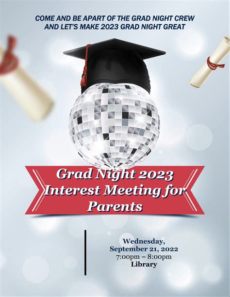 Parents Needed for Grad Night | Fountain Valley High School