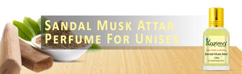 KAZIMA Sandal Musk Attar Perfume For Unisex - Pure Natural Undiluted ...