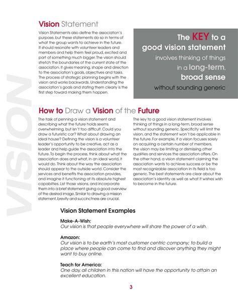 Image result for Great Vision Statement Examples