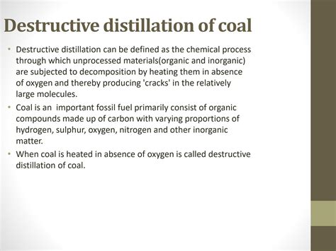 Image result for Lesson Plan Destructive Distillation