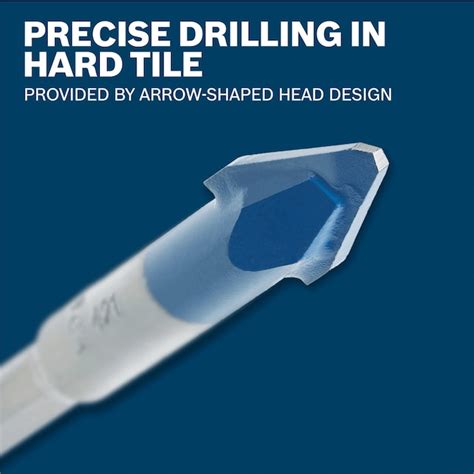 Bosch 3/8-in 5-in Carbide tipped Right handed Glass and Tile Drill Bit ...