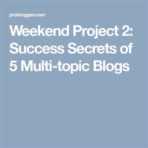 Image result for Weekend Project Topic