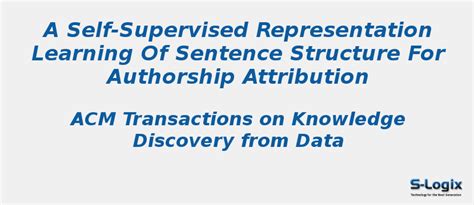 Learning of sentence structure authorship attribution - Python Projects ...