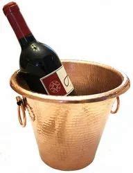 Wine Buckets - Hammered Copper Wine Bucket Manufacturer from Greater Noida