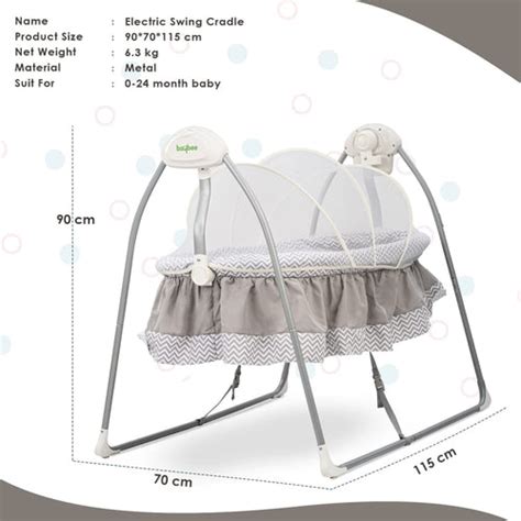 Baybee Wanda Electric Cradle for Baby with Mosquito Net – Baybee India
