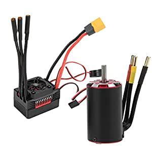 Buy Brushless Motor and ESC, Detachable Frame Aluminum CNC Shell RC 1/ ...