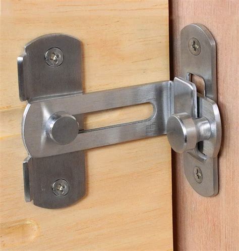 Buy dingchi 3 inch The 90 Door Buckle Bolt barn Door Lock Right Angle ...