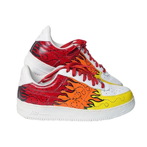 Custom Painted Fire – KKix Custom Sneakers