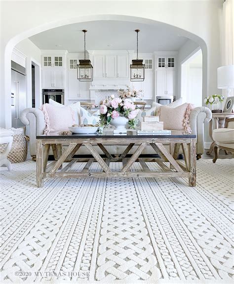 My Texas House Jessie 5'2" X 7'6" Natural Geometric Indoor-Outdoor Area ...