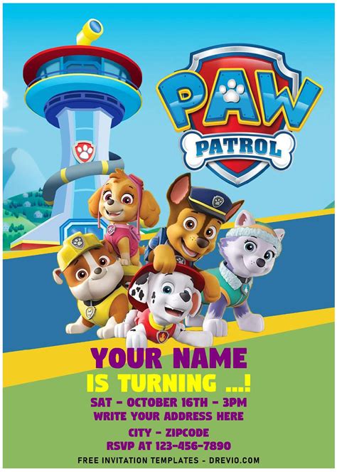 Paw Patrol Printable Invitations - Printable New Year Banners