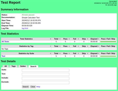 Image result for Robot Test Framework Tutorial
