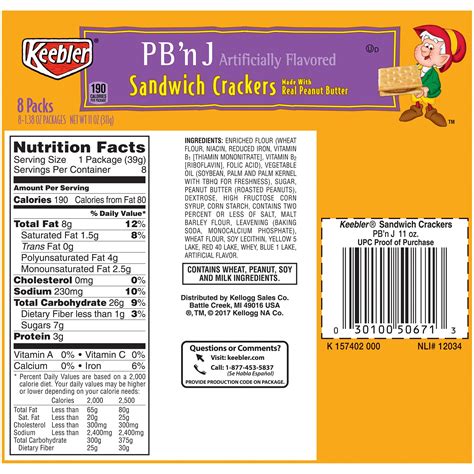 Keebler Pb & J Sandwich Crackers at Jean Tunstall blog