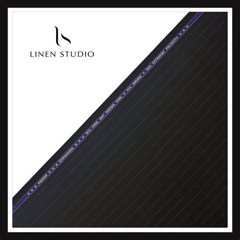 Raymond Expressions 100's Merino Wool Suiting - Black Classic Stripes ...