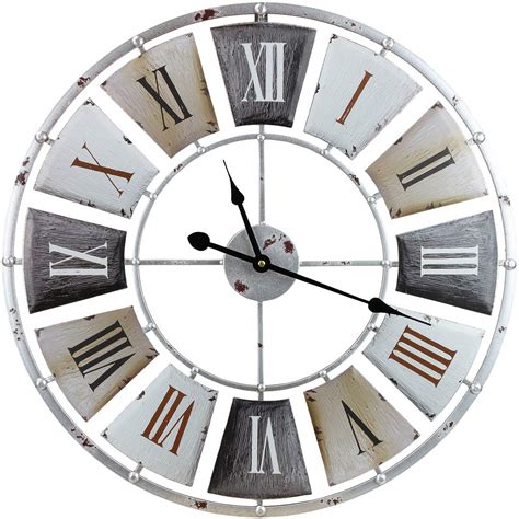 Buy Sorbus Large Decorative Wall Clock, Centurion Roman Numeral Hands ...