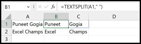 Image result for How to Split Text in Excel Cell