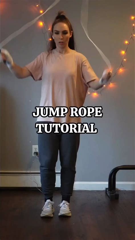 Jump Rope Tutorial: Beginners Level | Jump rope workout, Jump rope ...