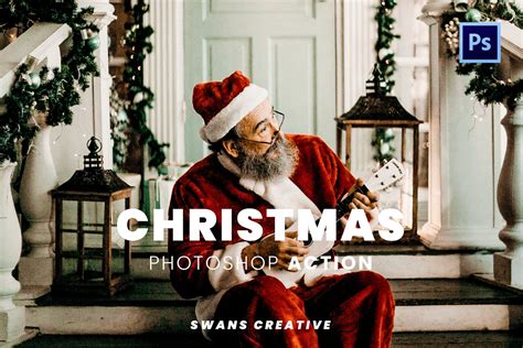 Free Christmas Photoshop Effects Christmas Lights Photoshop Action