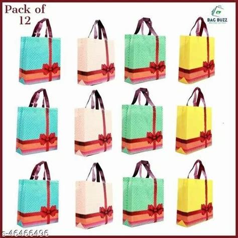 Common Designs - Non Woven Laminated Box Bags - Golden Texture Non ...