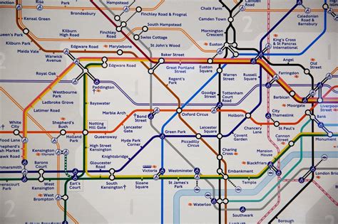The Elizabeth Line Has Been Unveiled On The New London Tube Map