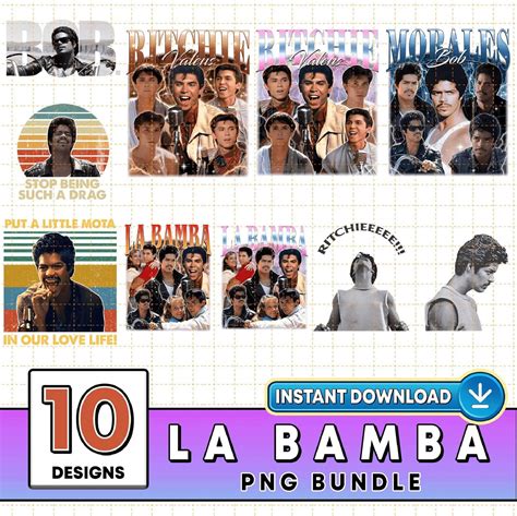 La Bamba Bundle Png Bob La Bamba Ritchie Valens Png Digital Download - Etsy