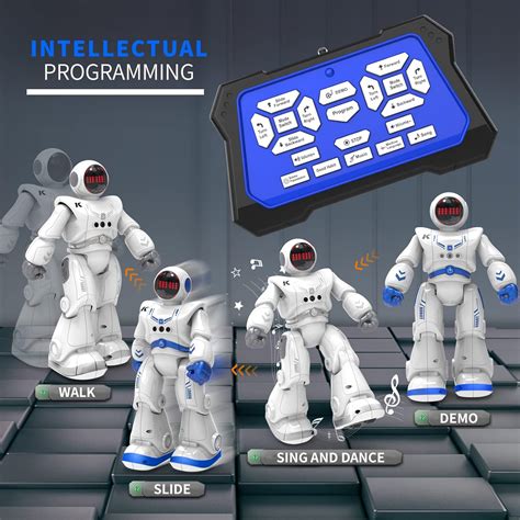 Buy JECAURS RC Robot Toys for Kids,Rechargeable Intelligent ...