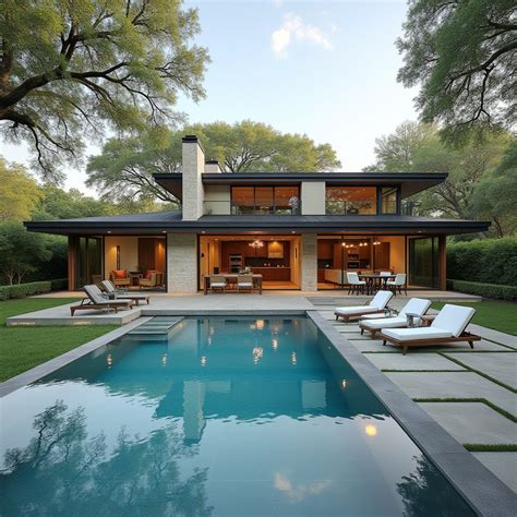 Austin Upper-Middle Class Modern Home | Stable Diffusion Online