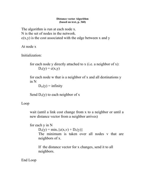 Image result for Synchronous Distance Vector Algorithm
