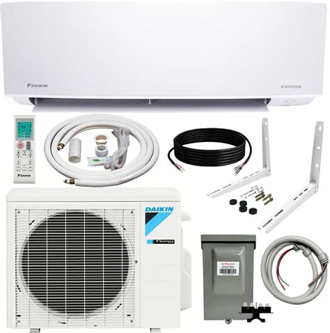 Daikin 9,000 BTU 18 SEER2 Ductless Mini-Split bundled Wall Mount Heat ...