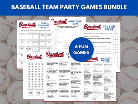 Baseball Party Games 的图像结果