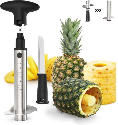 Amazon.com: Pineapple Corer and Slicer Tool, Pineapple Cutter Stainless ...