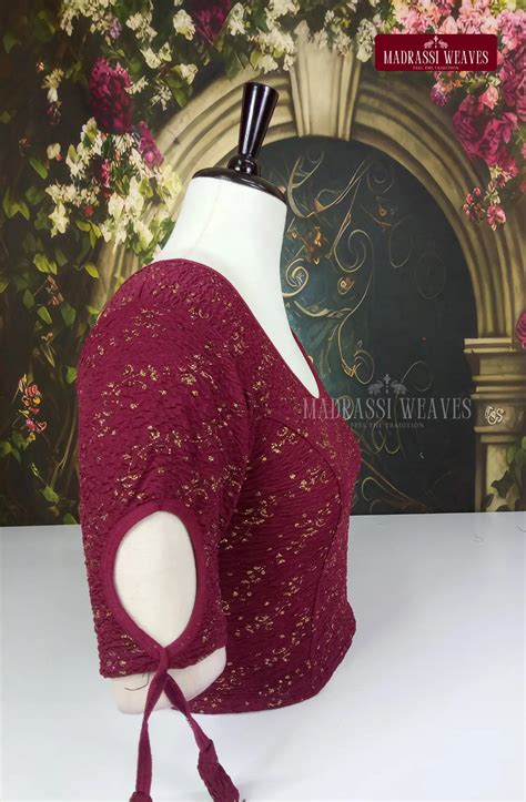 Stretchable ReadyMade Fancy Sleeve Blouse – Madrassi Weaves