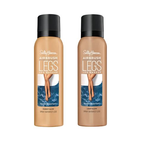 Buy Sally Hansen Airbrush Legs Spray, Fairest, 4.4 Ounce and Light Glow ...