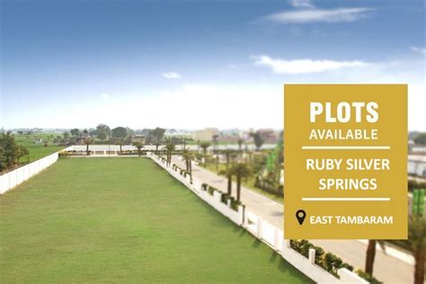 Ruby Silver Springs | Chennai Plot properties | JLL Homes
